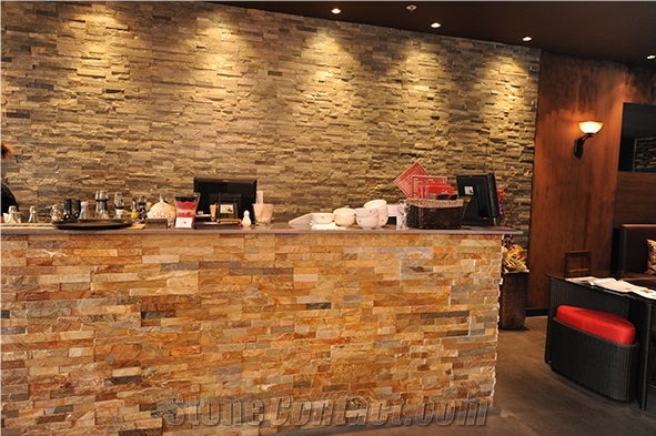 Cultured Slate Stone Wall Cladding