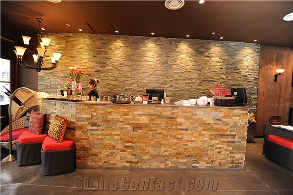 Cultured Slate Stone Wall Cladding