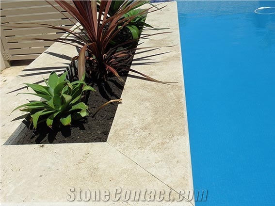 Pool Coping, Pool Deck, Debden Beige Sandstone Pool Coping