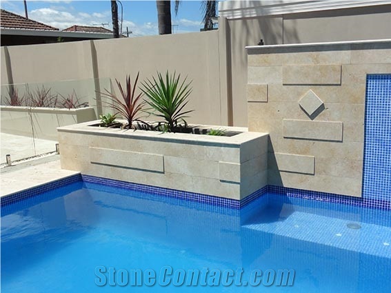 Pool Coping, Pool Deck, Debden Beige Sandstone Pool Coping
