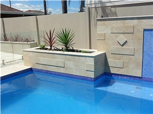 Pool Coping, Pool Deck, Debden Beige Sandstone Pool Coping