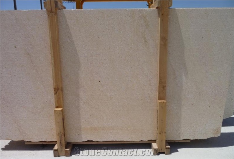 Amarillo Fosil Limestone Slabs, Spain Yellow Limestone