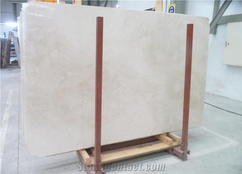 Crema Beida Limestone Slabs, Spain Beige Limestone
