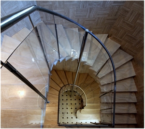 Daino Reale Beige Limestone Stairs