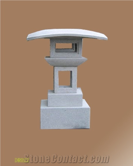 Decoration Stone Lamp, Grey Granite Lamps