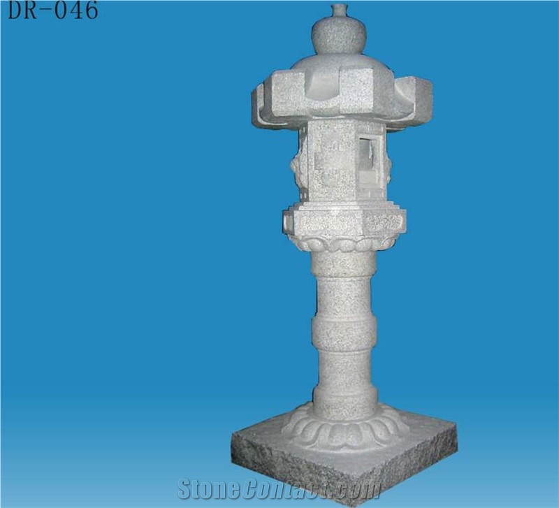 Decorative Stone Lanterns, White Granite Lanterns