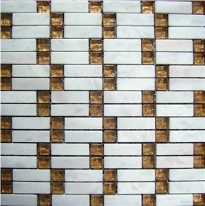 Glass Mix Marble Mosaic