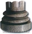 Granite Pillar Roman Column, Brown Granite Roman Column