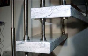 Granite Stairs, White Granite Monument, Tombstone