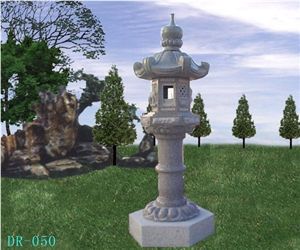 Natural Granite Stone Lantern on Sale, Grey Granite Lantern