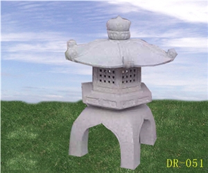 Retro Stone Lanterns, White Granite Lanterns
