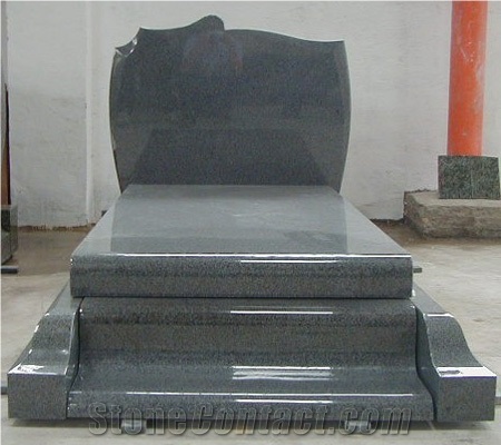 Green Granite Tombstone