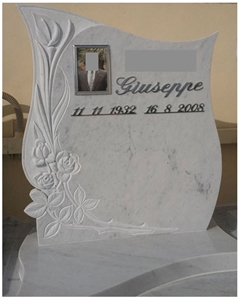 Bianco Carrara White Marble Monument