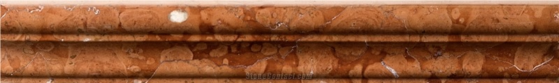 Rosso Asiago Molding, Rosso Asiago Red Marble Molding