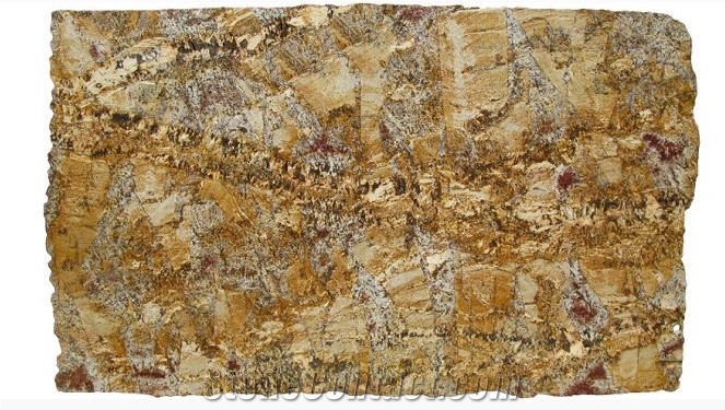 Zeus Gold Exotic Brazilian Granite Slabs, Brazil Yellow Granite
