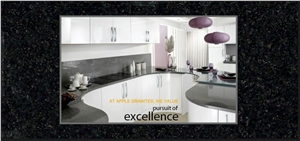 Black Galaxy Kitchen Countertop, Galaxy Black Granite Kitchen Countertops Black Galaxy Kitchen Countertop, Galaxy Black Granite Kitchen Countertops
