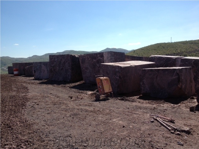 Rosso Levanto Marble Block, Turkey Red Marble