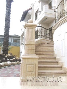 Jerusalem Stone Stairs, Jerusalem Cream Beige Limestone Stairs