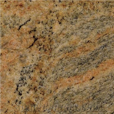 Kashmir Gold Granite Tiles, India Yellow Granite