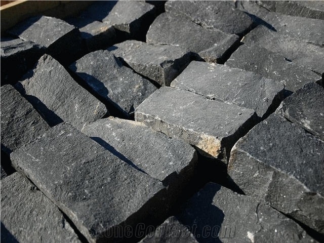 Black Basalt Cobble Stone