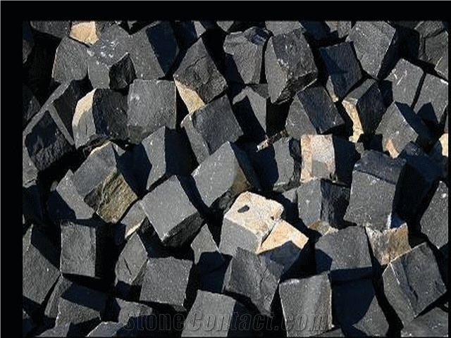 Black Basalt Cobble Stone