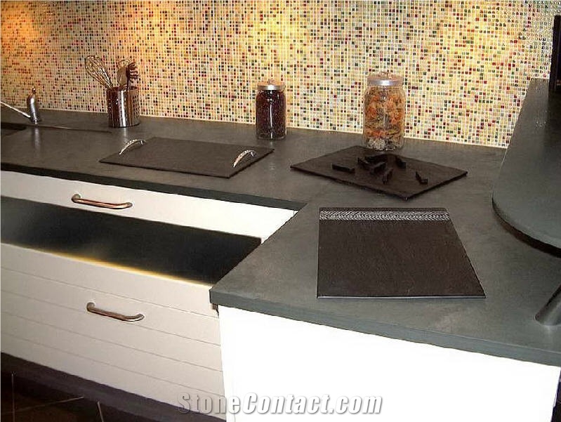 Ardesia Levigata Grey Slate Countertop