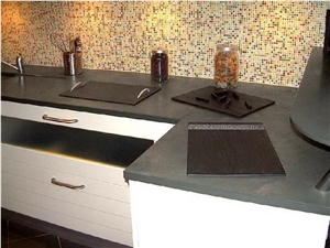 Ardesia Levigata Grey Slate Countertop