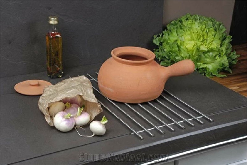 Ardesia Levigata Grey Slate Countertop