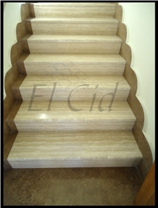 Travertine Haya Stairs, Haya Beige Travertine Stairs Travertine Haya Stairs, Haya Beige Travertine Stairs