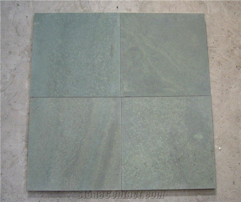 Green Sandstone,green Color Sandstone Tiles/slabs