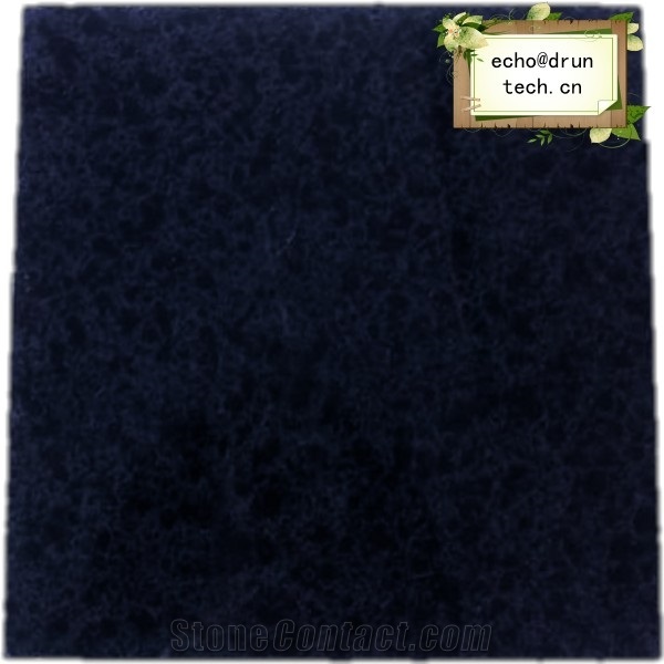 Black Crystal Glass Stone Tile