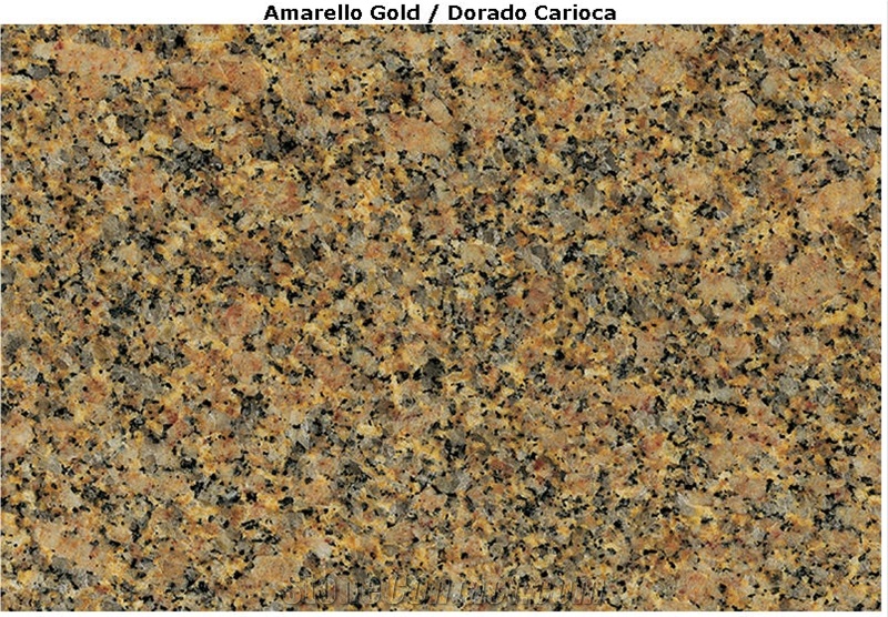 Amarello Gold Slabs, Dorado Carioca Slabs, Carioca Gold Granite Slabs