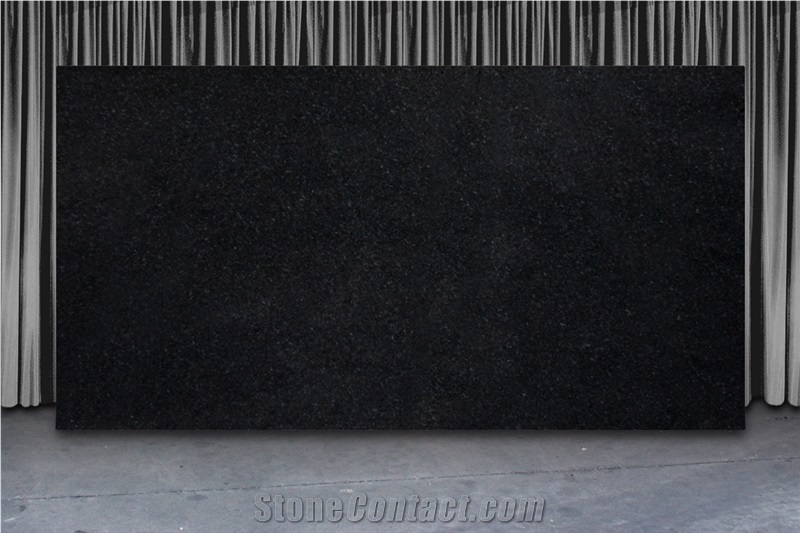 Nero Angola Black Granite Slabs