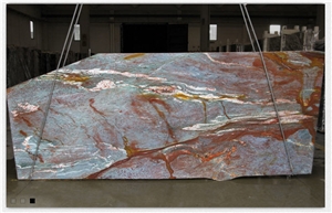 Blue Louise Granite Slabs, Brazil Blue Granite