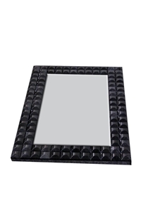 Obsidian Mosaic Mirror Frame