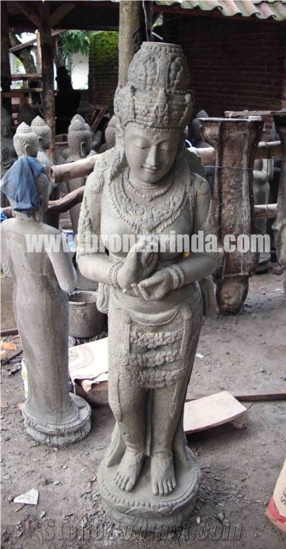 Standing Shiva, Standing Shiva Cakra, Standing Shi, Stone Carving Grey Sandstone Sculpture, Statue