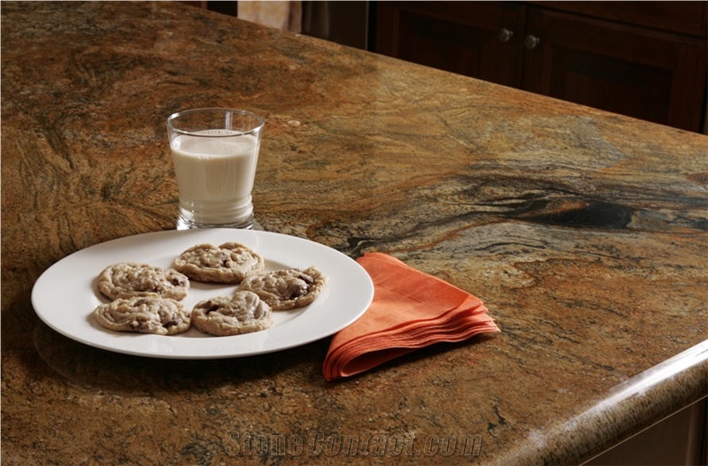 Juparana Bordeaux Granite Countertop