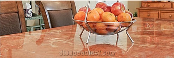 Rojo Alicante Red Marble Countertops