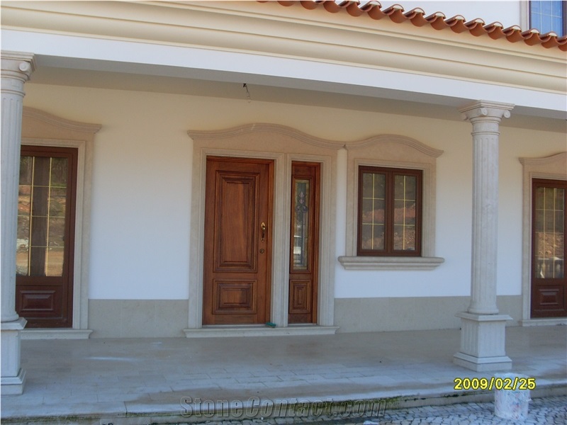 Limestone Window Sills, Surround, Ataija Cream Beige Limestone Window Sills