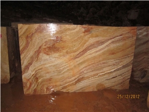 Autumn Travertine Blocks, Yellow Travertine Blocks