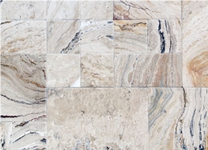 Valencia Travertine Tiles, Travertine Slabs, Multicolor Travertine Floor Tiles, Wall Tiles
