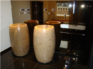 Black Galaxy Granite Bathroom Design