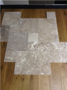 Noce Travertine Pattern Set Tumbled