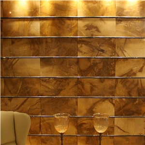 Yellow Picasso Marble Block, Turkey Yellow Marble
