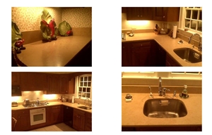 Hauteville Limestone Kitchen Top, France Beige Limestone