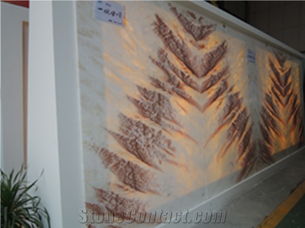 Backlit Multicolor Onyx Slab