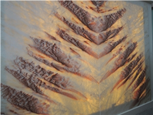 Backlit Multicolor Onyx Slab