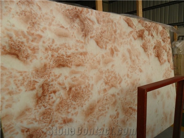 Exquisite Onxy, Myanmar Pink Onyx Slabs & Tiles