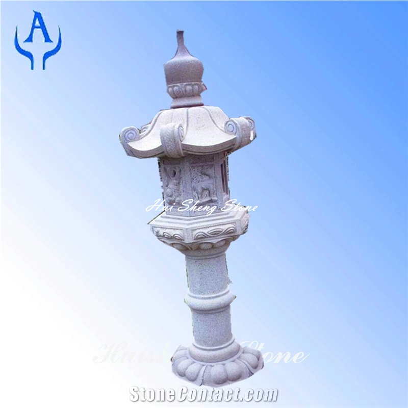 Granite Grey Lanterns Lamps Light, Grey Granite