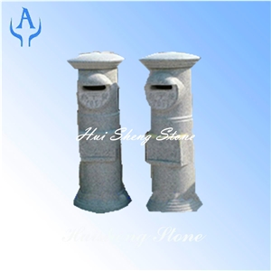 Granite Grey Mailbox, Grey Granite